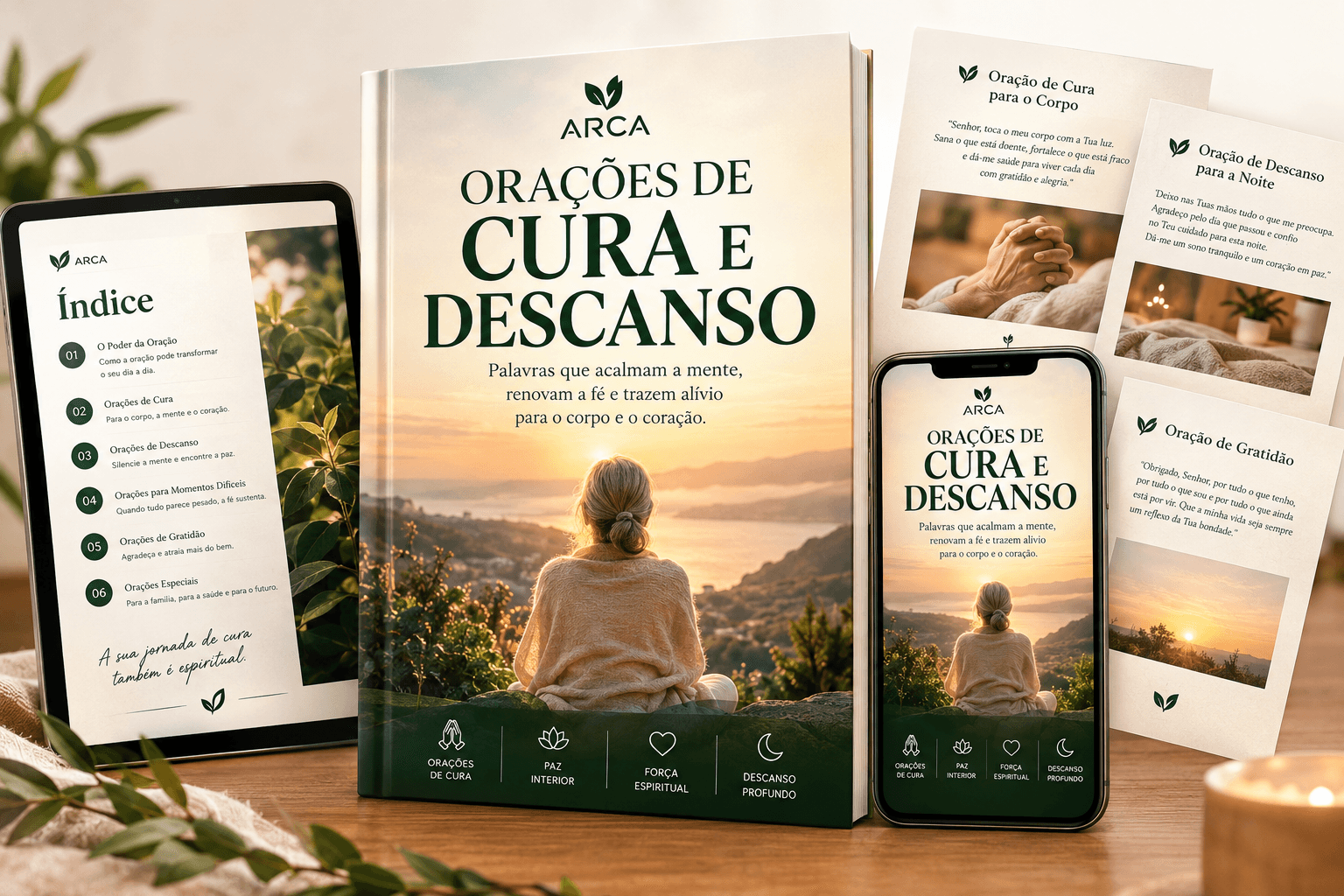 Capa do BÓNUS 1: ORAÇÕES DE CURA E DESCANSO